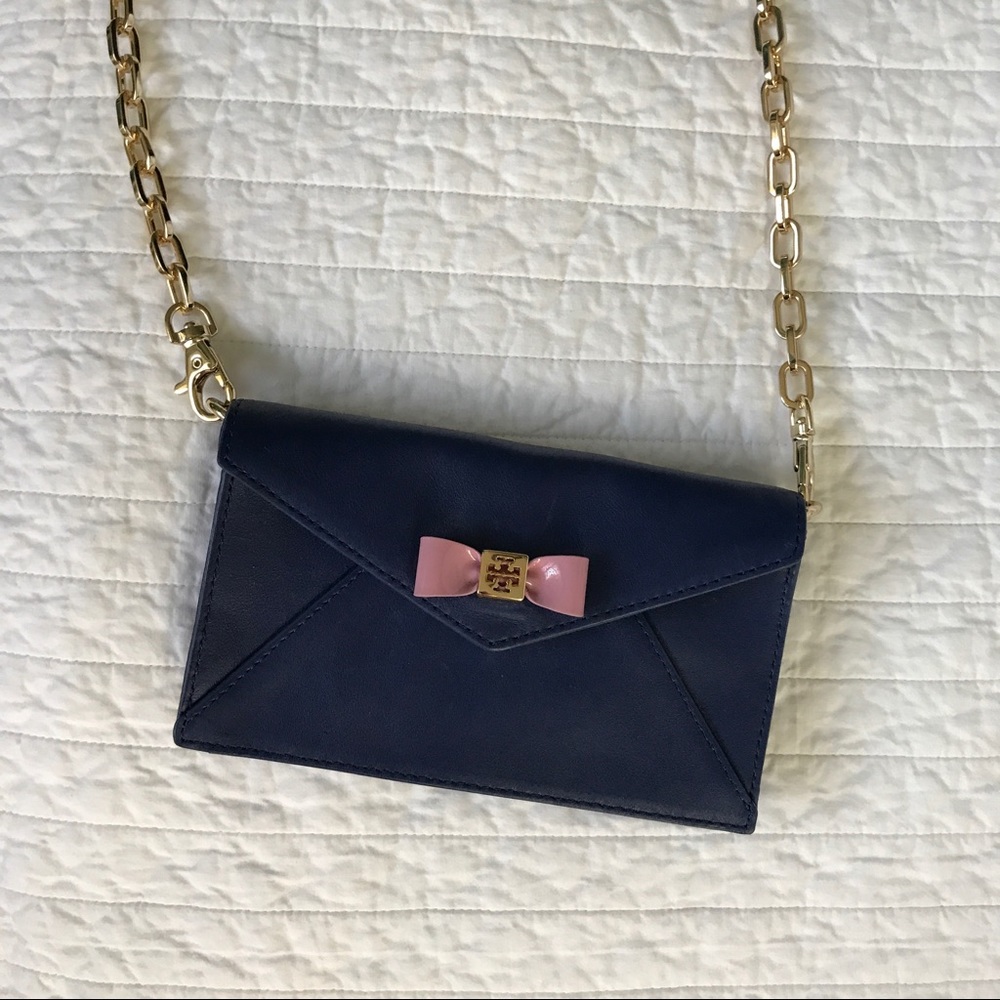 Tory Burch Small Navy Crossbody Bag